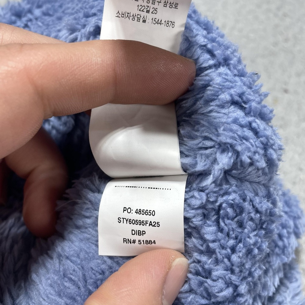 Patagonia Beanie Hat Girls 3-6 Months Multicolor Fleece Reversible Winter - Picture 9 of 10